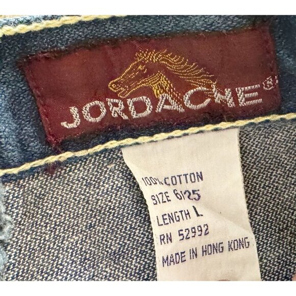 Vintage JORDACHE Hi Rise Mom Jeans 1980s Size 00 - Picture 6 of 7